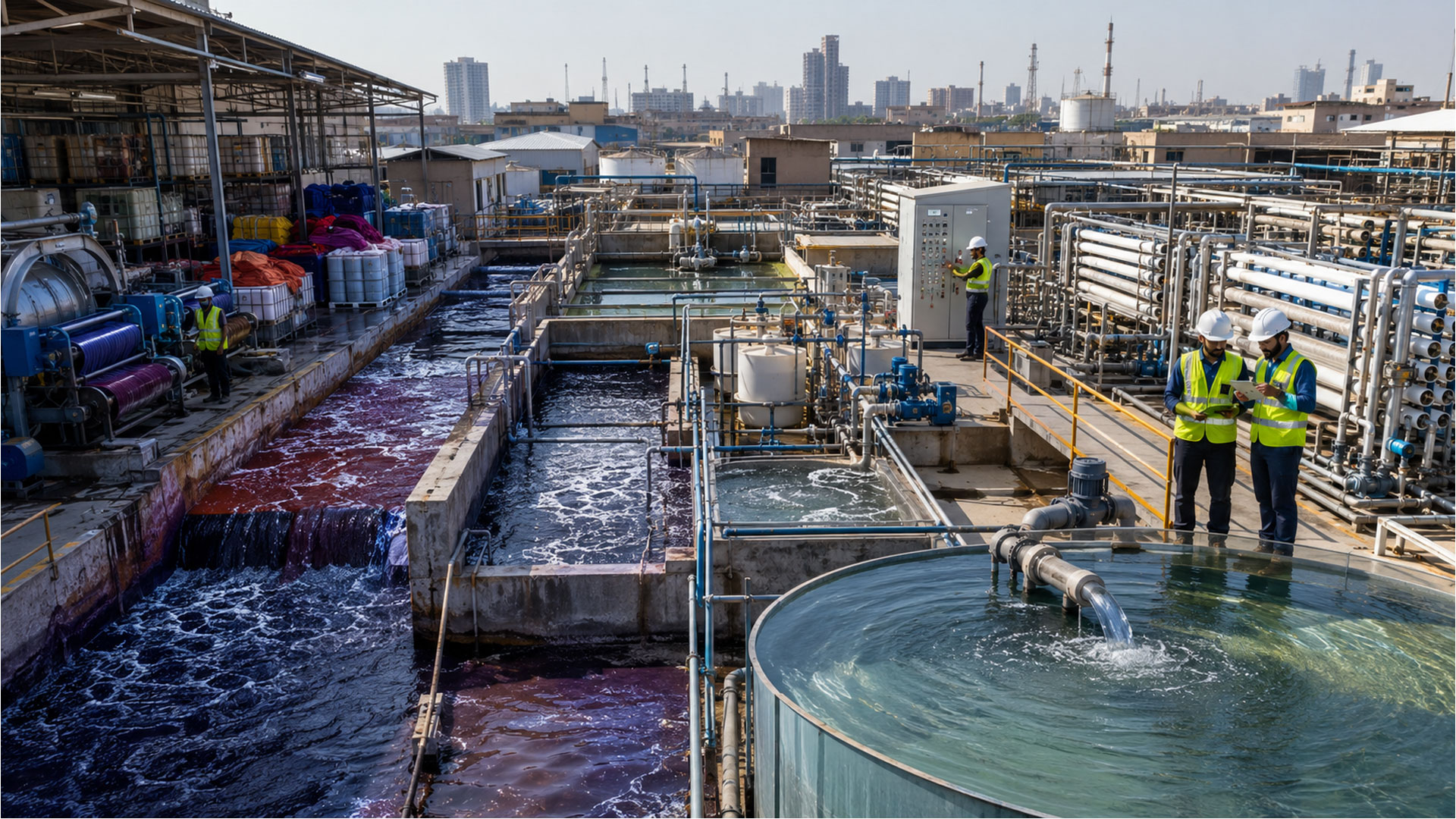 Textile Industry Effluent Waste in Pakistan